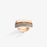 DEMI PAVE' TEGOLA RING